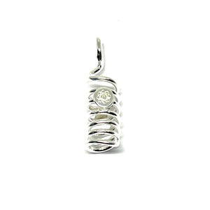 Penjoll espiral plata