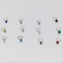 Cargar imagen en el visor de la galería, Collar LLETRA de plata amb pedra natural